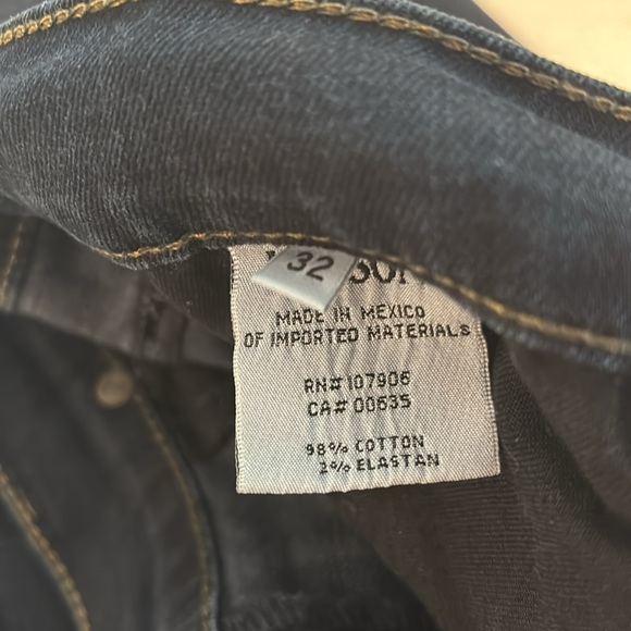 Hudson Blake Slim Jeans Men’s Dark Denim Size 32. EUC - Picture 3 of 3